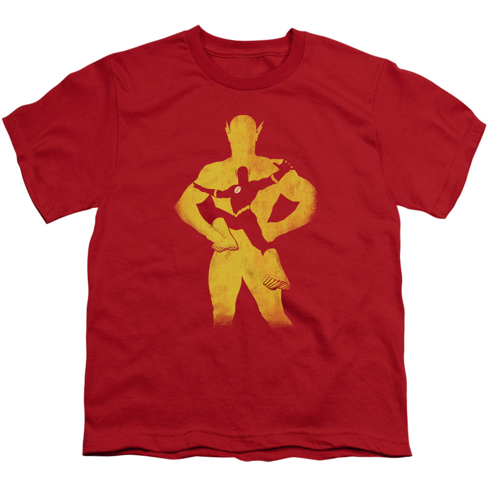 Jla - Flash Knockout - Short Sleeve Youth 18/1 - Red T-shirt