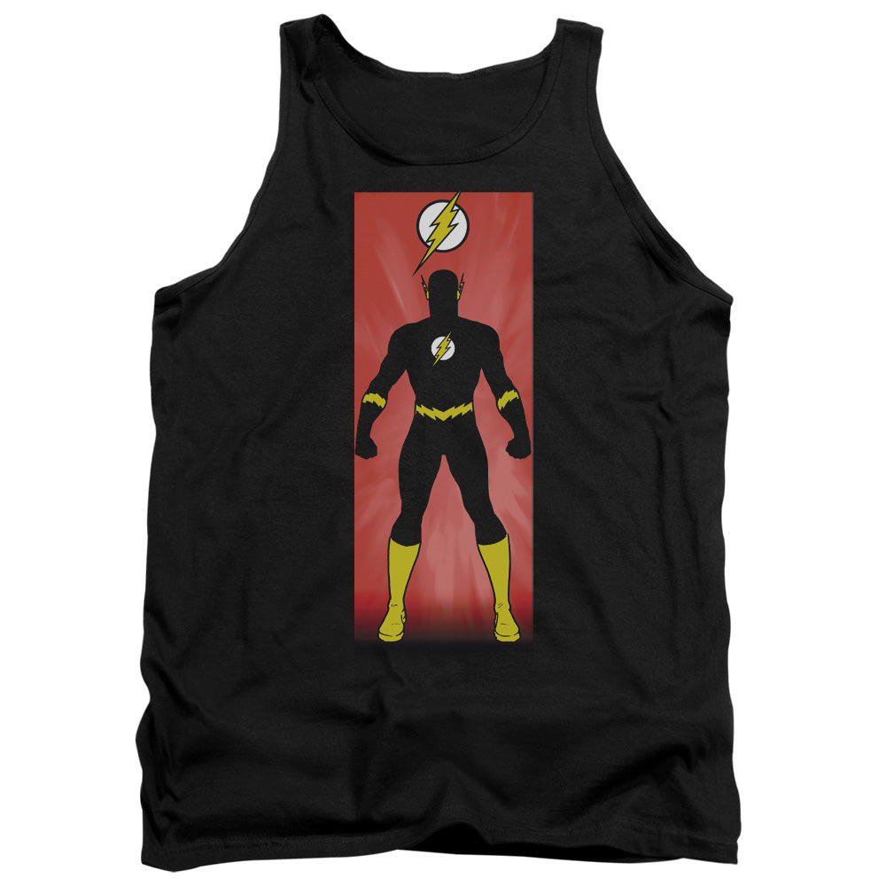 Jla - Flash Block - Adult Tank - Black