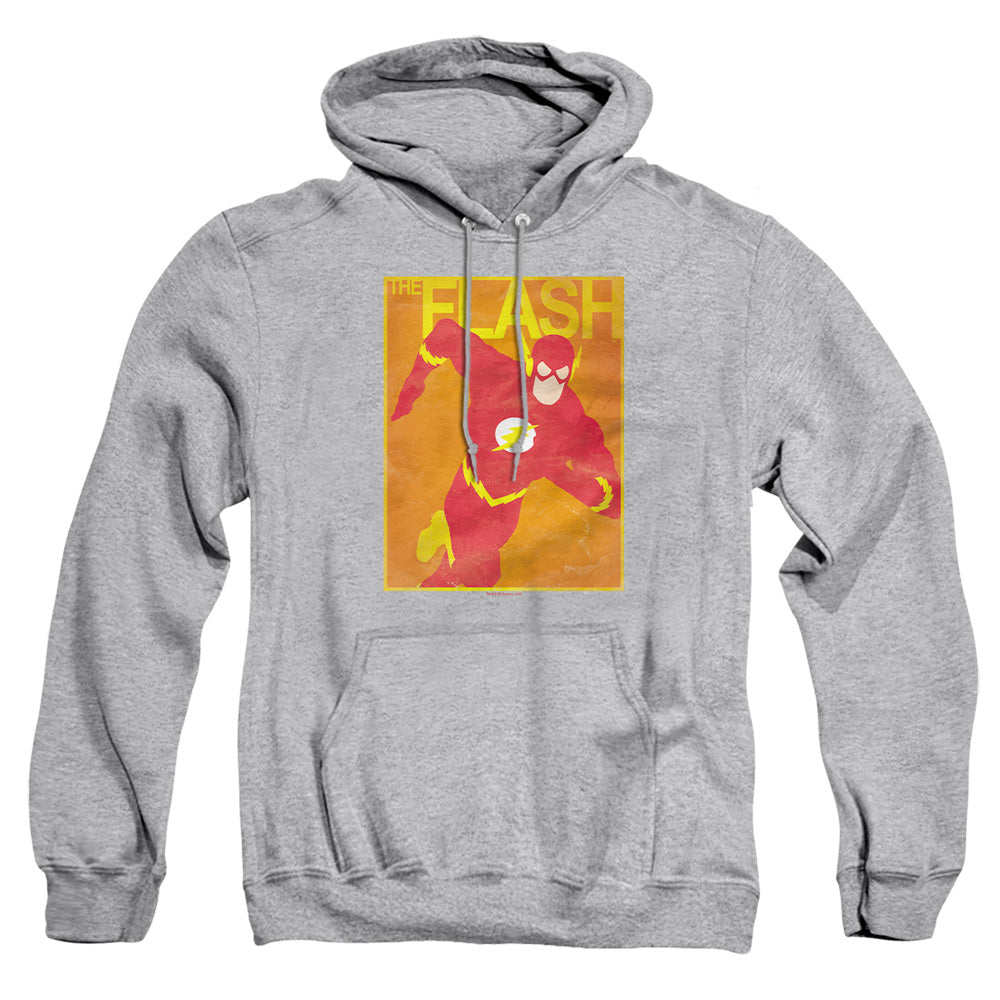 Jla - Simple Flash Poster - Adult Pull-over Hoodie - Athletic Heather