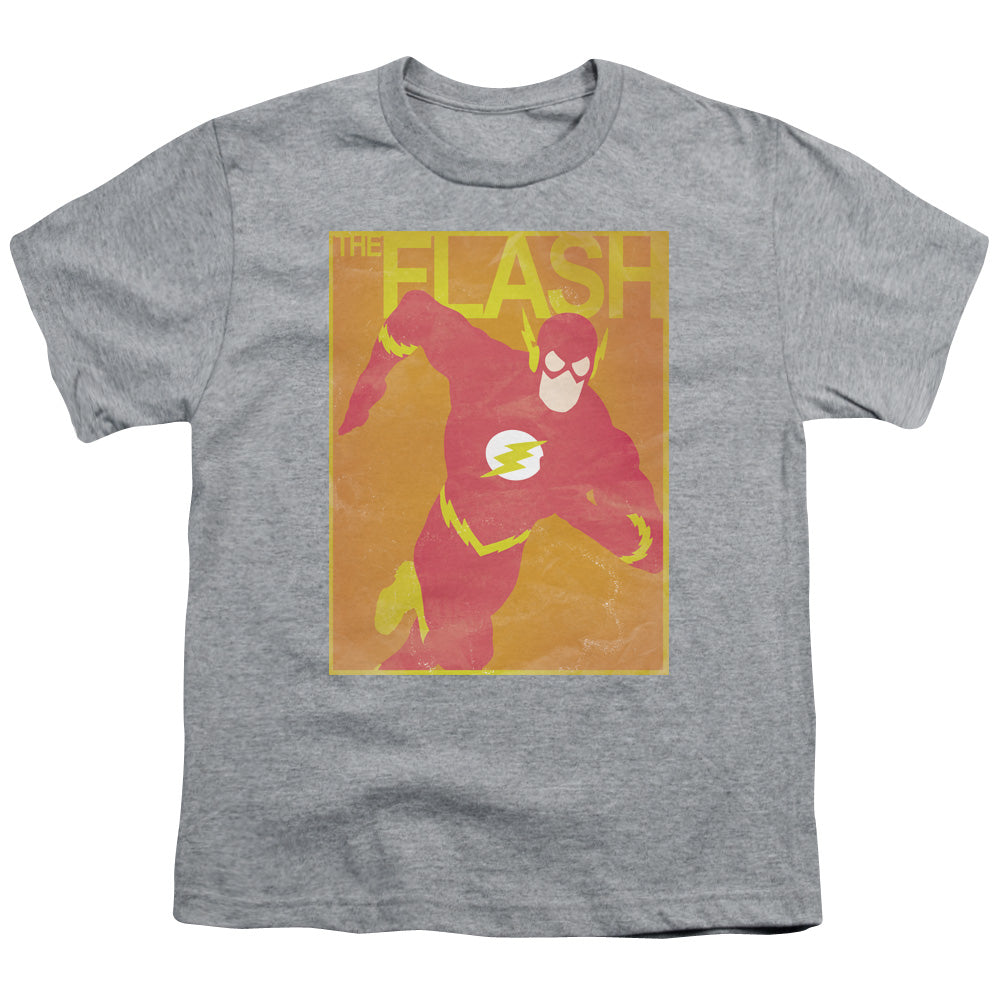 Jla - Simple Flash Poster - Short Sleeve Youth 18/1 - Athletic Heather T-shirt