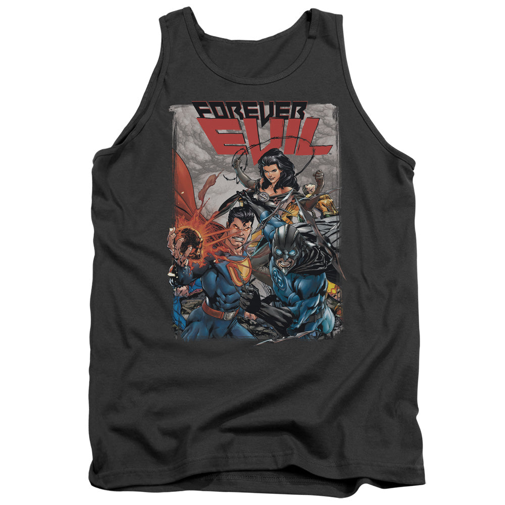 Jla - Crime Syndicate - Adult Tank - Charcoal