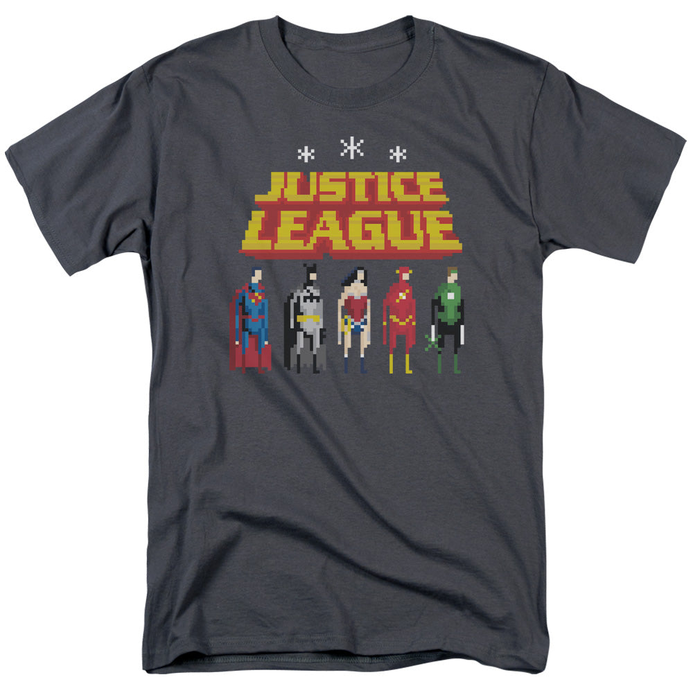 Jla - Standing Below - Short Sleeve Adult 18/1 - Charcoal T-shirt