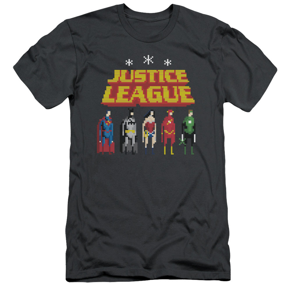 Jla - Standing Below - Short Sleeve Adult 30/1 - Charcoal T-shirt