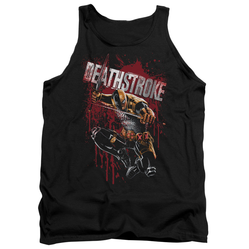 Jla - Blood Splattered - Adult Tank - Black