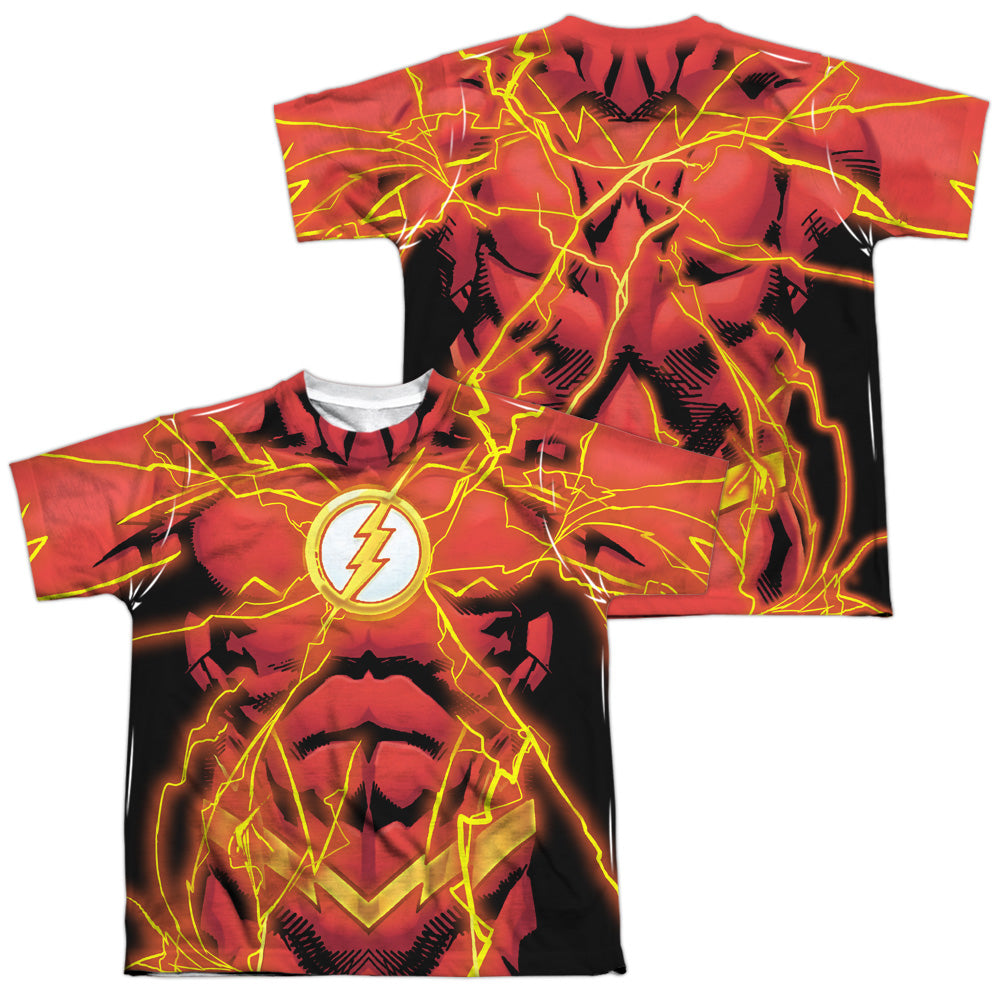 JLA FLASH 52 BOLT (FRONT/BACK PRINT)-S/S YOUTH T-Shirt