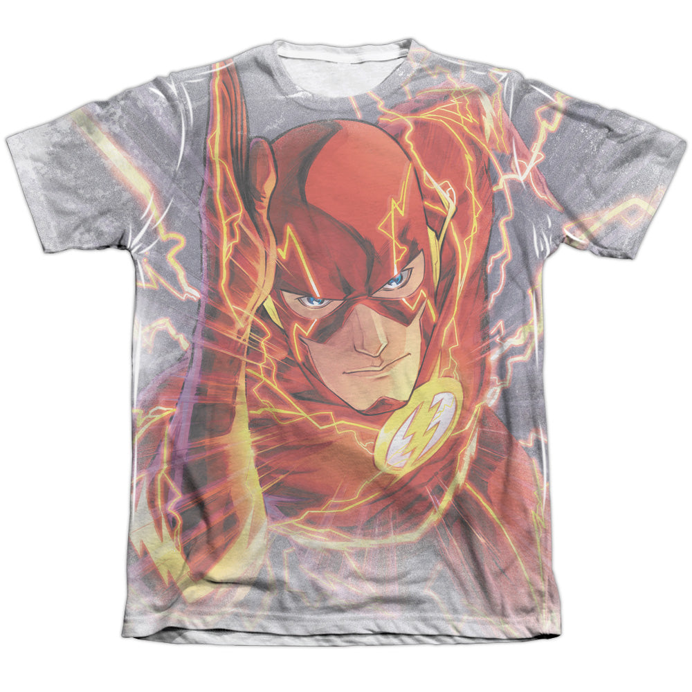 Jla - Barrys Back - Adult Poly/cotton Short Sleeve Tee - White T-shirt