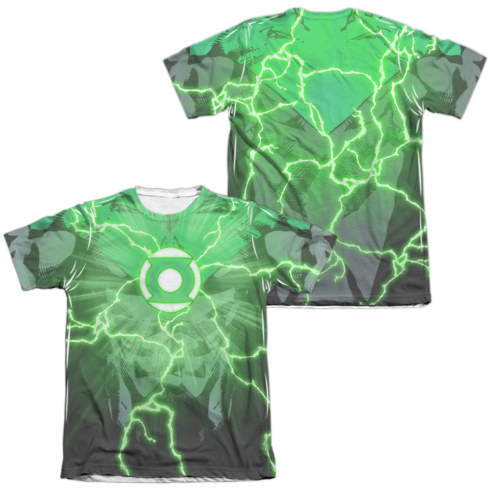 JLA JOHN BURST (FRONT/BACK PRINT)-ADULT POLY/COTTON T-Shirt