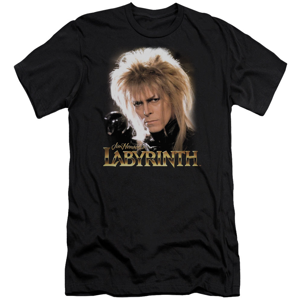 Labyrinth - Jareth-premuim Canvas Adult Slim Fit 30/1 - Black