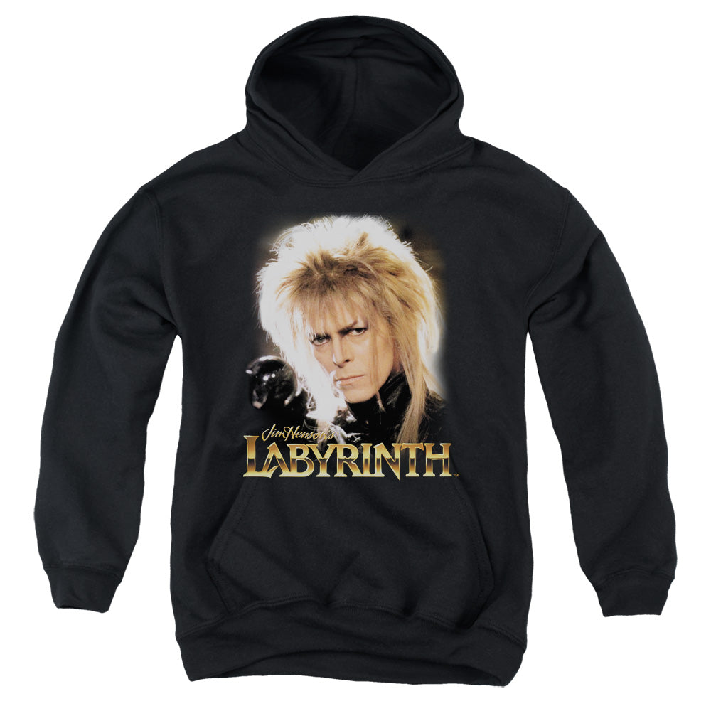 Labyrinth - Jareth - Youth Pull-over Hoodie - Black