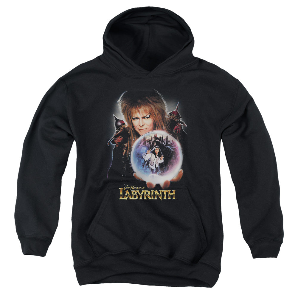 Labyrinth I Have A Gift-youth Pull-over Hoodie - Black