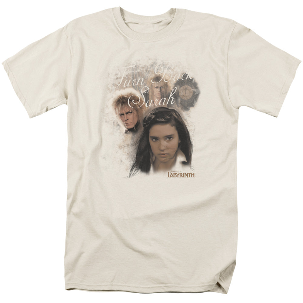 Labyrinth - Turn Back Sarah - Short Sleeve Adult 18/1 - Cream T-shirt