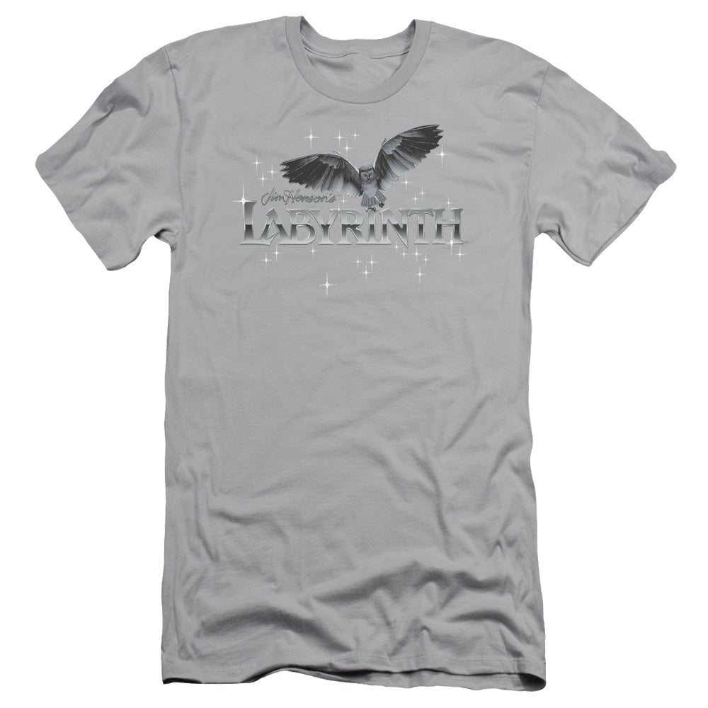Labyrinth - Owl Logo - Short Sleeve Adult 30/1 - Silver T-shirt