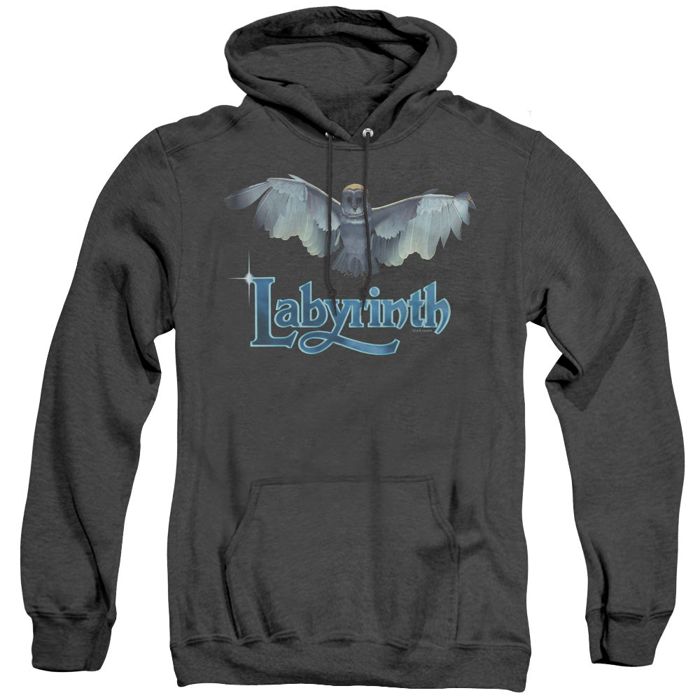 Labyrinth - Title Sequence - Adult Heather Hoodie - Black