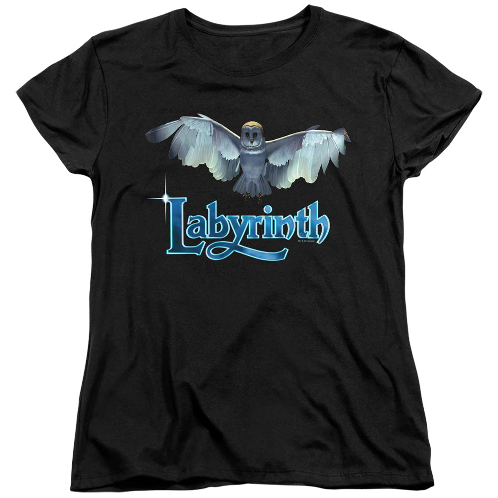 Labyrinth - Title Sequence - Short Sleeve Womens Tee - Black T-shirt