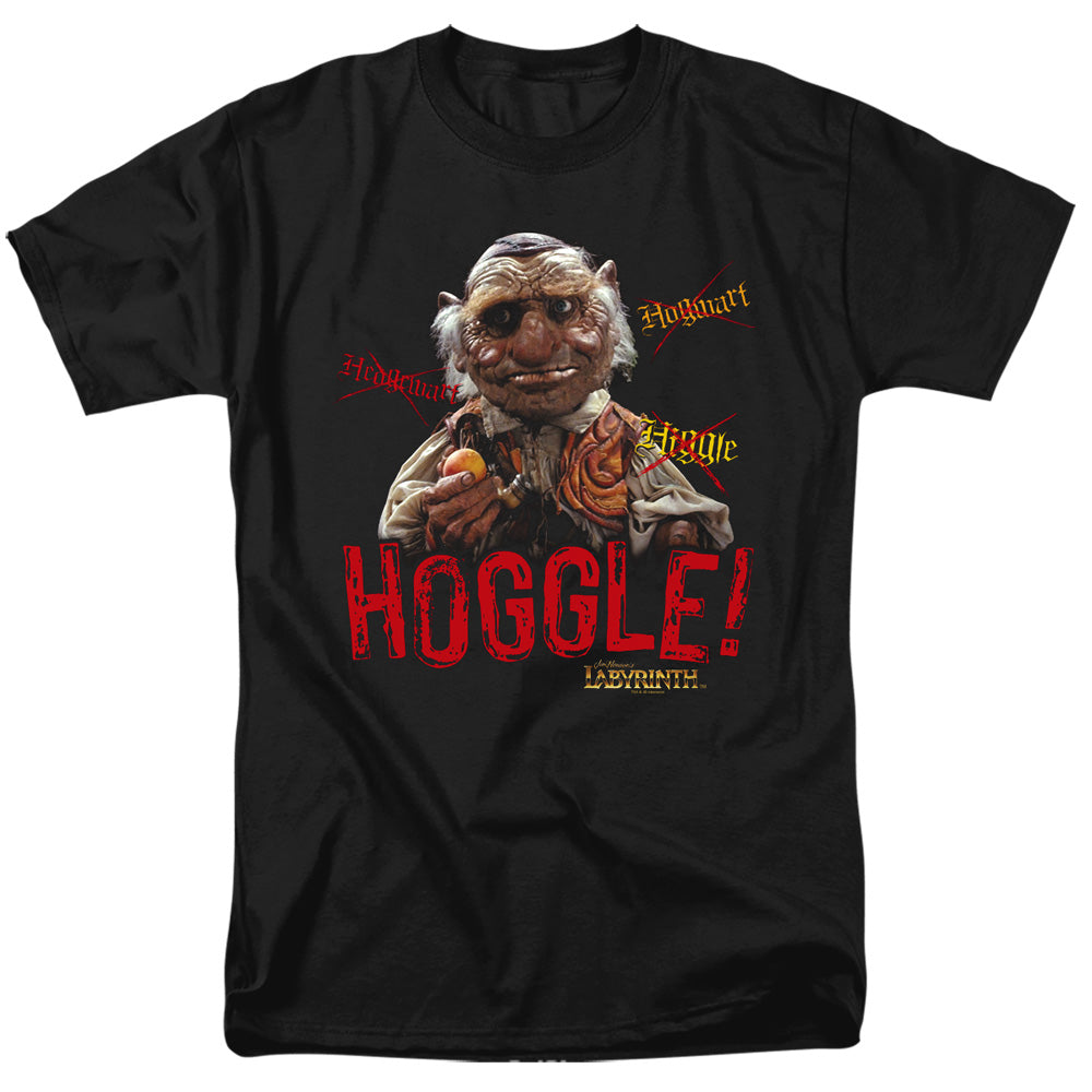 Labyrinth - Hoggle - Short Sleeve Adult 18/1 - Black T-shirt