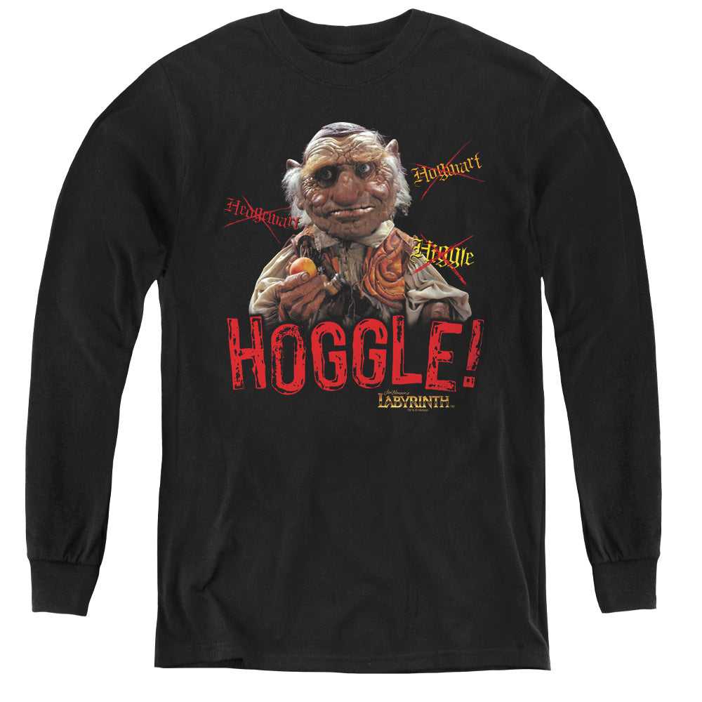 Labyrinth - Hoggle - Youth Long Sleeve Tee - Black