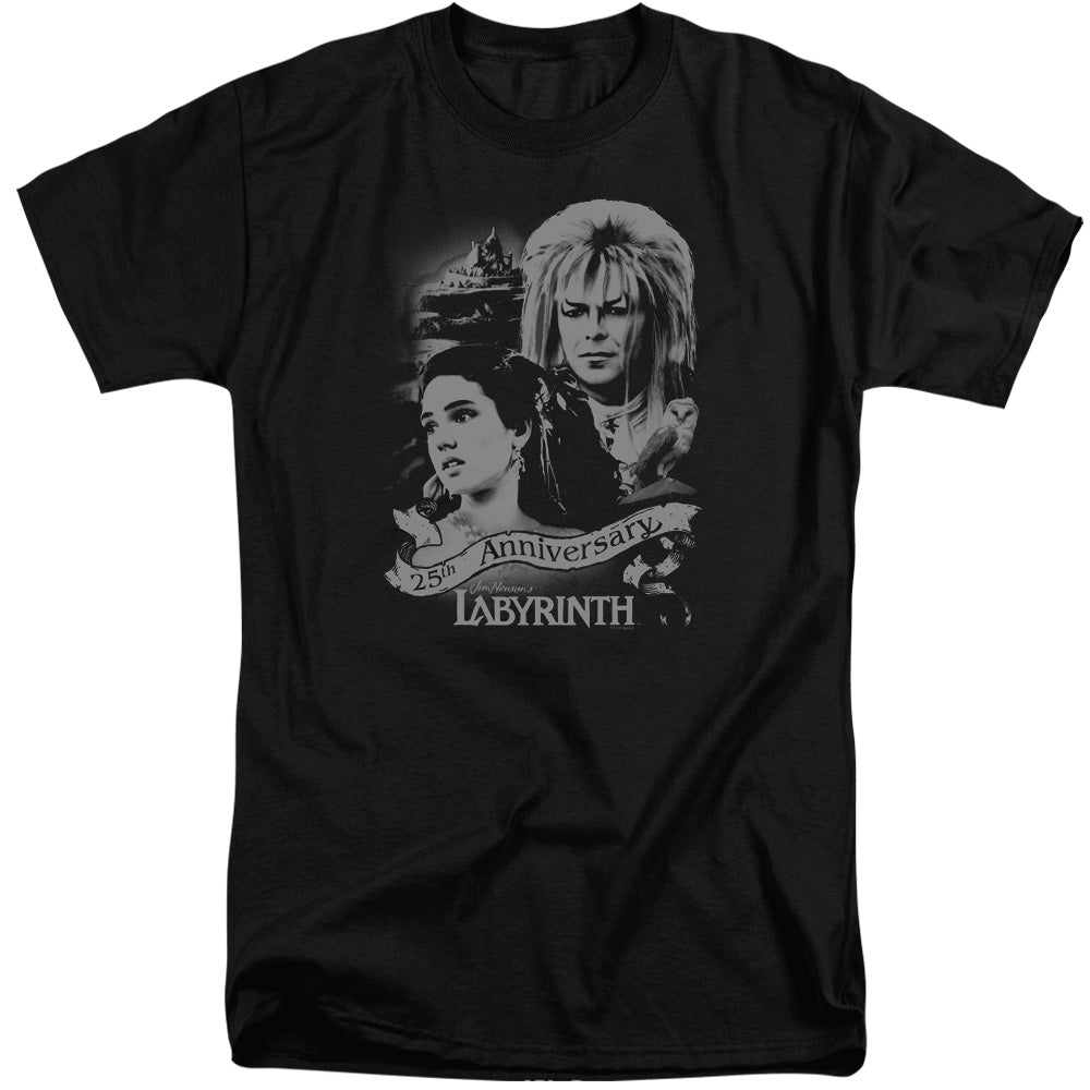 Labyrinth - Anniversary - Short Sleeve Adult Tall - Black T-shirt