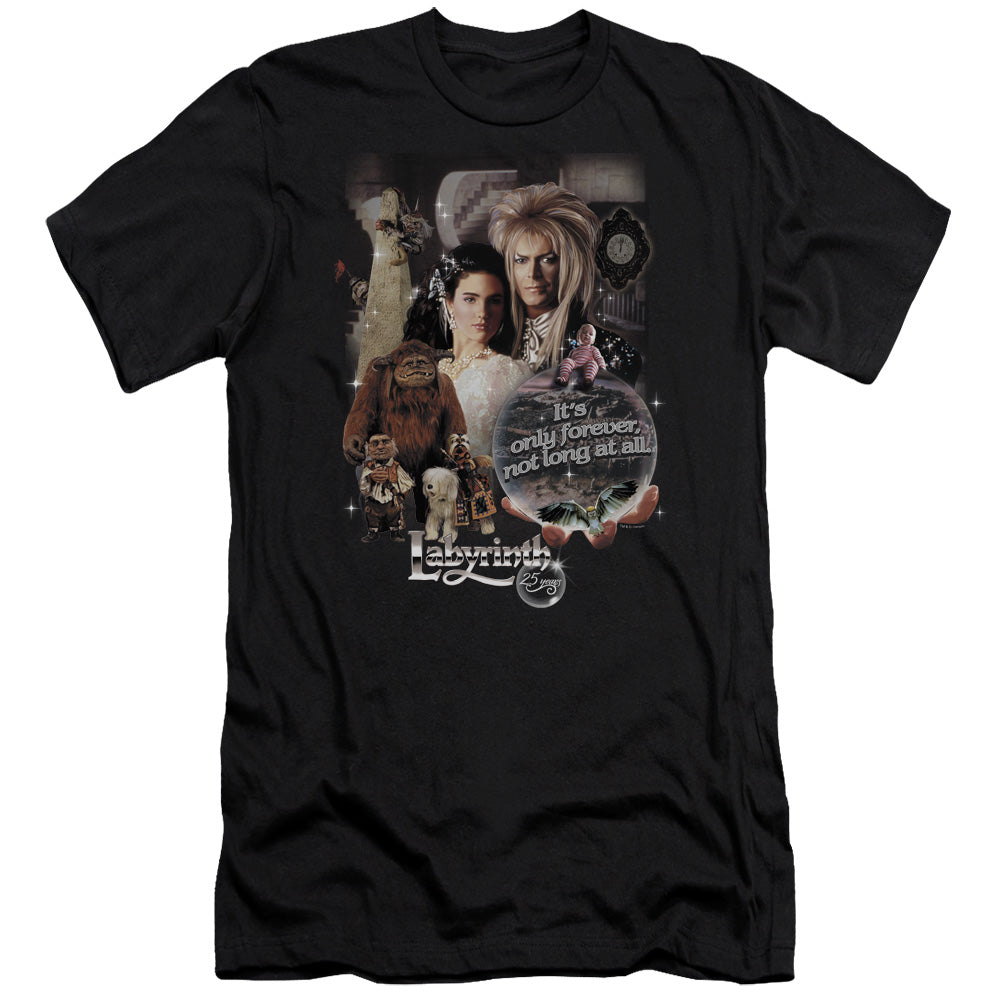 Labyrinth - 25 Years Of Magic - Short Sleeve Adult 30/1 - Black T-shirt