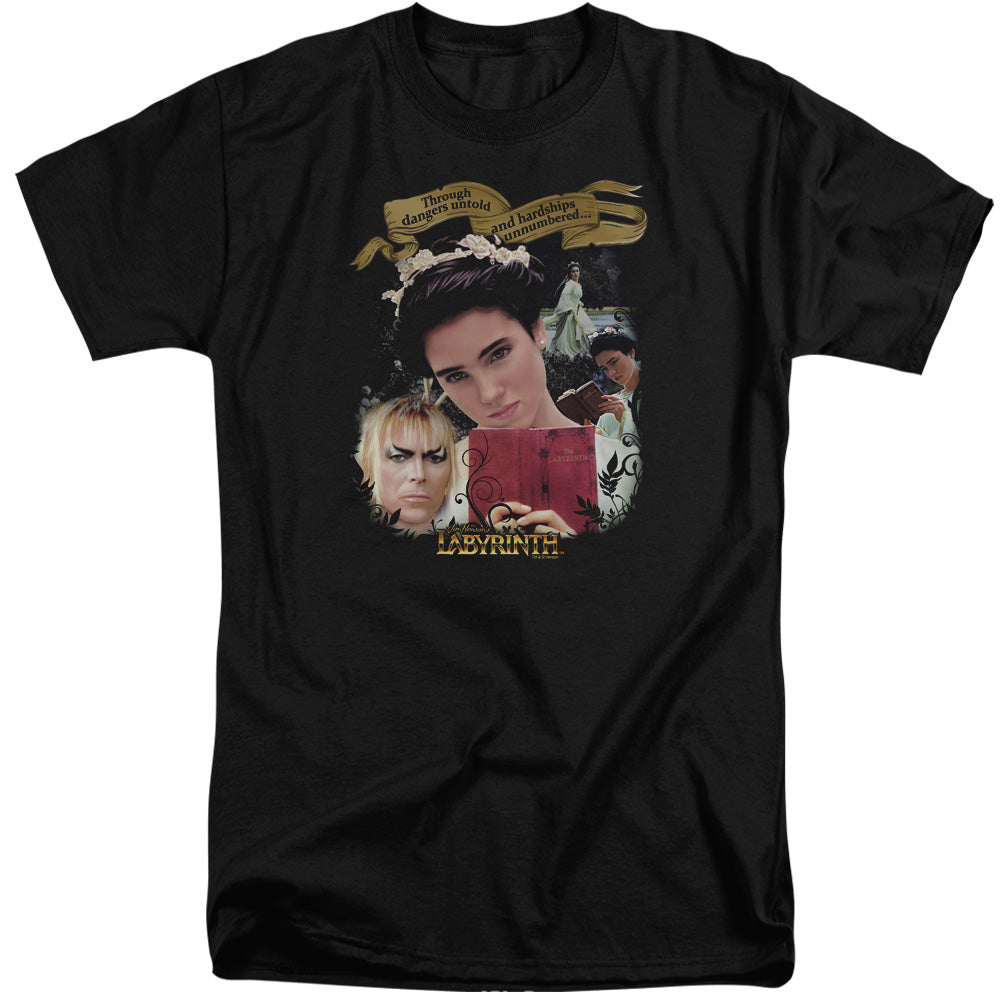 Labyrinth - Dangers Untold - Short Sleeve Adult Tall - Black T-shirt