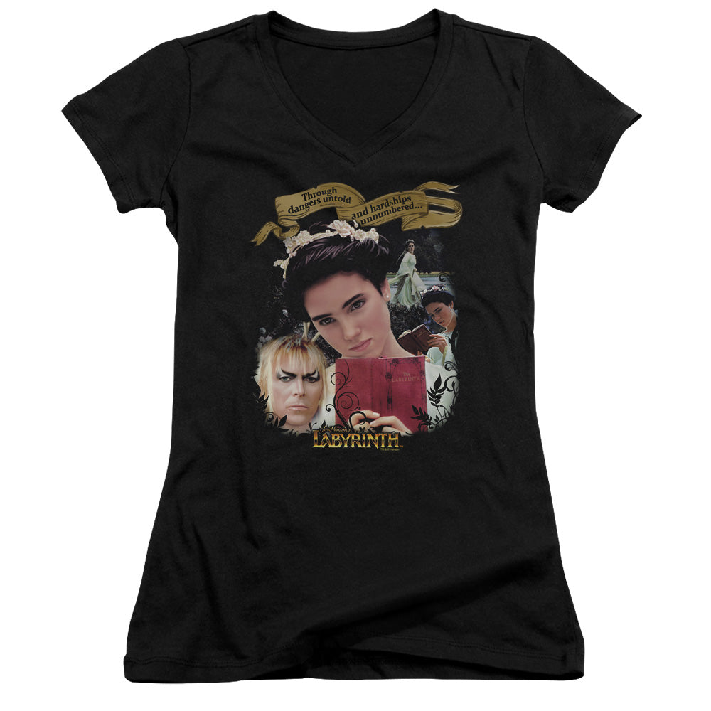 Labyrinth - Dangers Untold-junior V-neck - Black