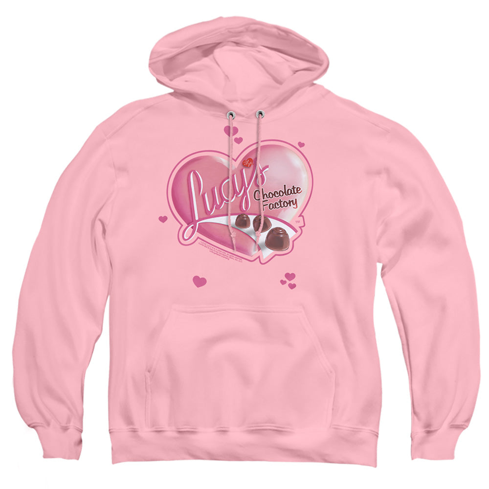 I Love Lucy - Chocolate Smudges - Adult Pull-over Hoodie - Pink