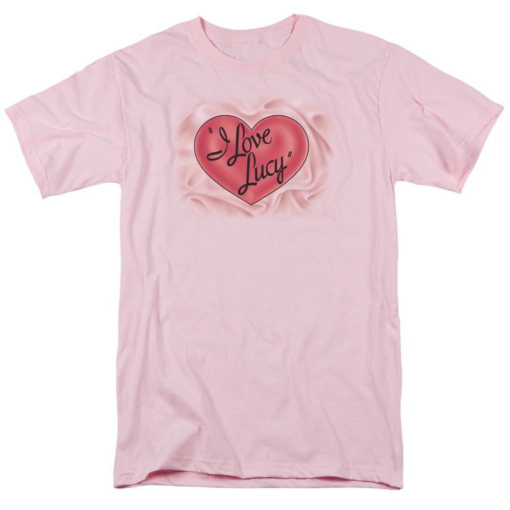 I Love Lucy - Classic Logo - Short Sleeve Adult 18/1 - Pink T-shirt