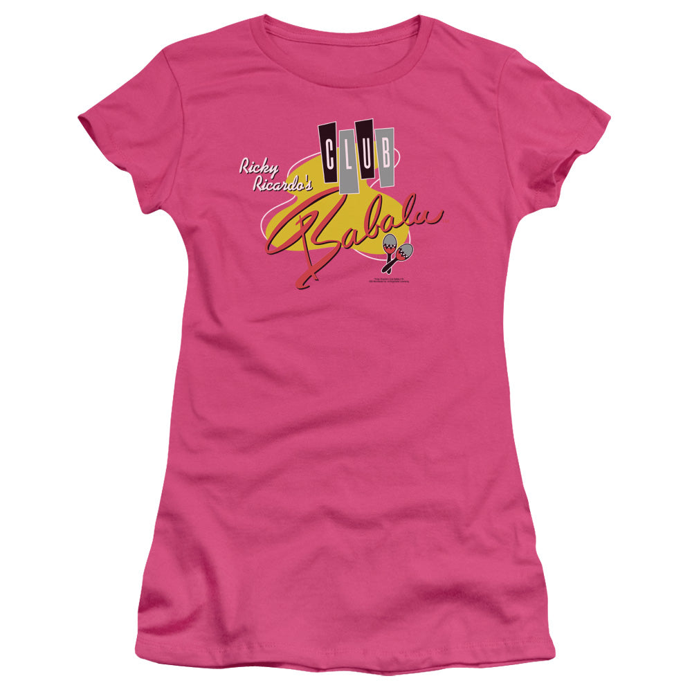 I LOVE LUCY CLUB BABALU - S/S JUNIOR SHEER - HOT PINK T-Shirt