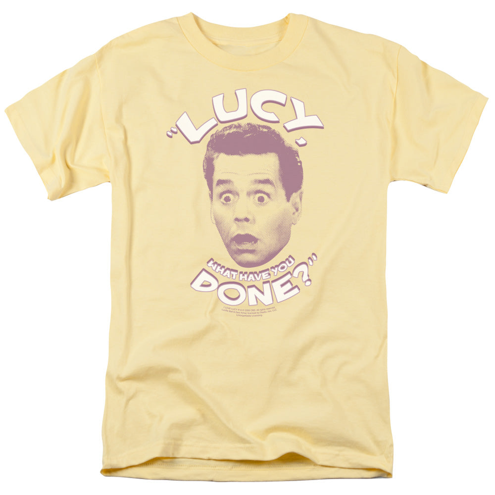 I Love Lucy - What Have You Done - Short Sleeve Adult 18/1 - Banana T-shirt