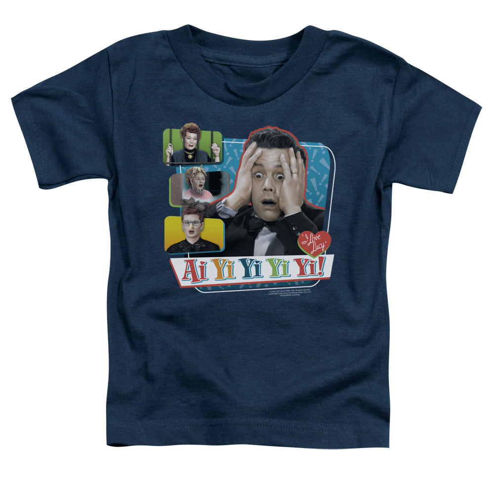 I Love Lucy - Ai Yi Yi Yi Yi - Short Sleeve Toddler Tee - Navy T-shirt