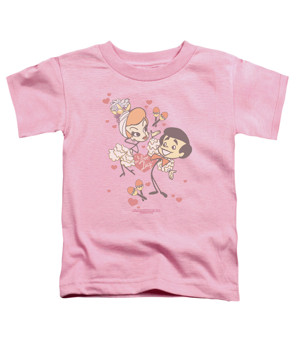 I Love Lucy - Rumba Dance - Short Sleeve Toddler Tee - Pink T-shirt