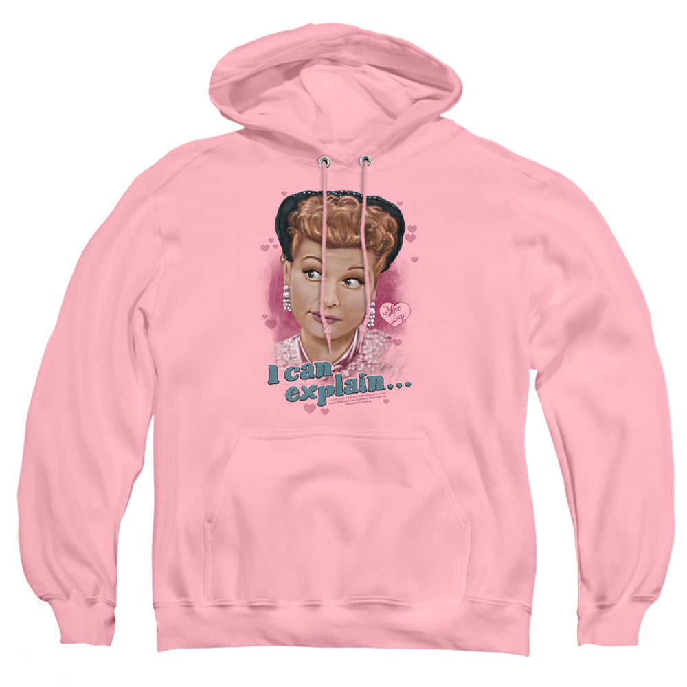 I Love Lucy - I Can Explain - Adult Pull-over Hoodie - Pink