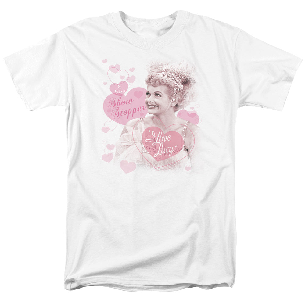 I Love Lucy - Show Stopper - Short Sleeve Adult 18/1 - White T-shirt