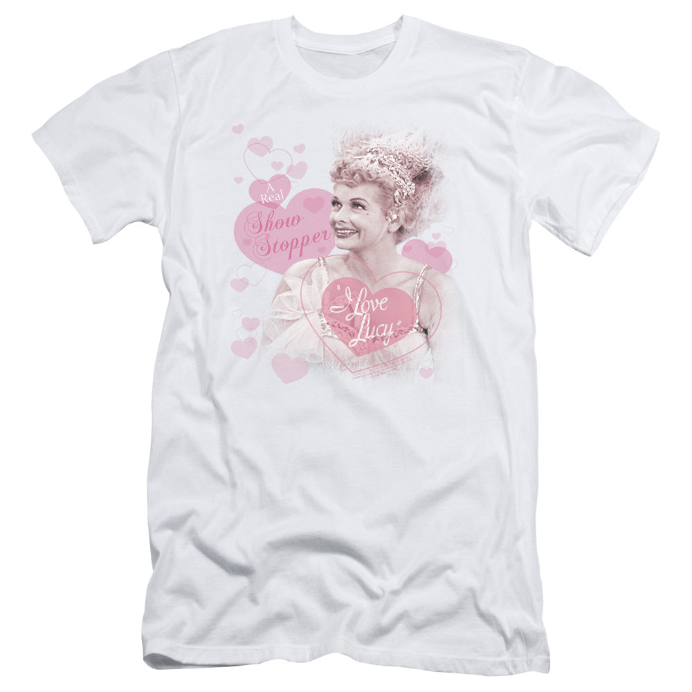 I Love Lucy - Show Stopper - Short Sleeve Adult 30/1 - White T-shirt