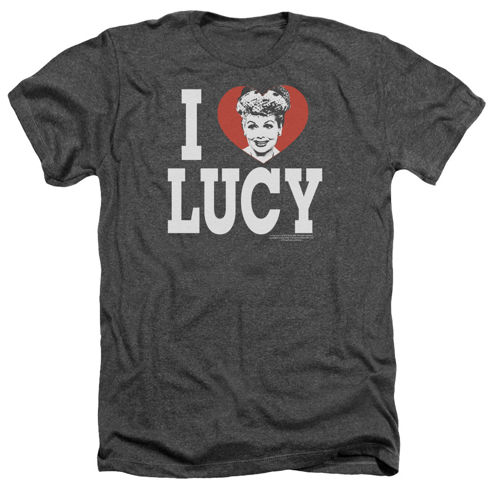 I Love Lucy - I Love Lucy - Adult Heather - Charcoal