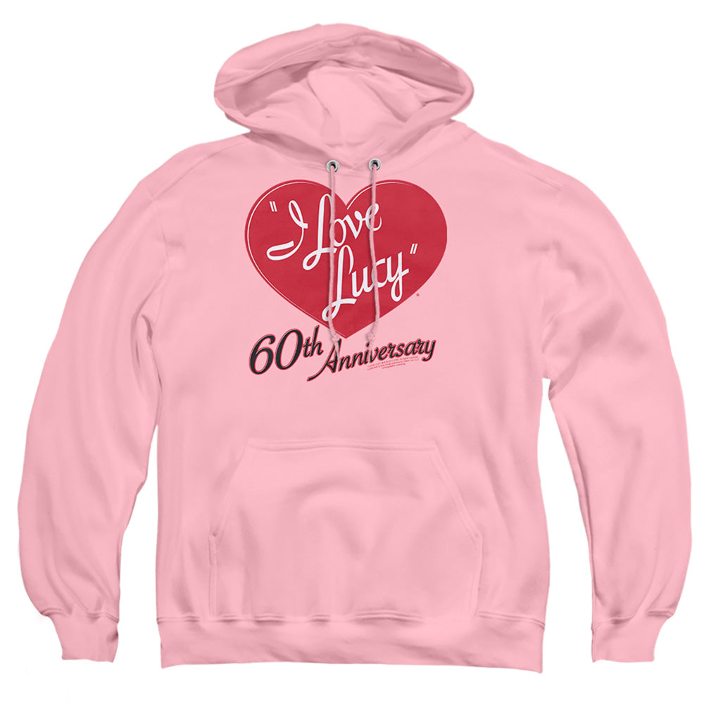 I Love Lucy - 60th Anniversary - Adult Pull-over Hoodie - Pink