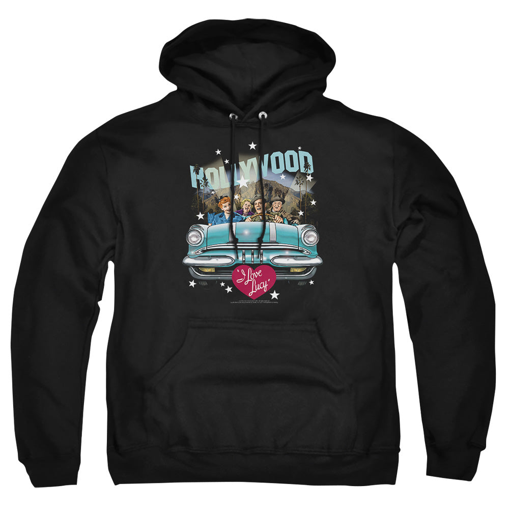 I Love Lucy - Hollywood Road Trip - Adult Pull-over Hoodie - Black