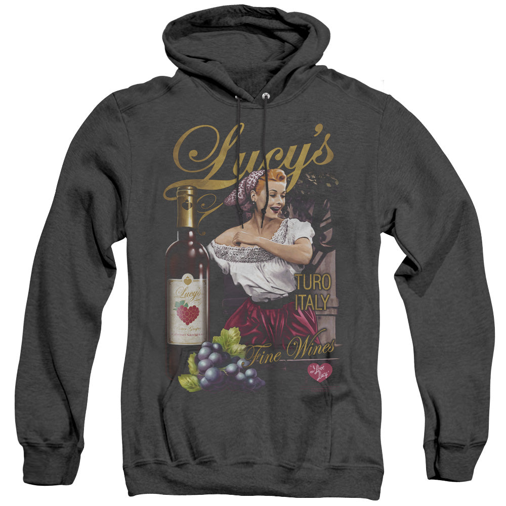 I Love Lucy - Bitter Grapes - Adult Heather Hoodie - Black