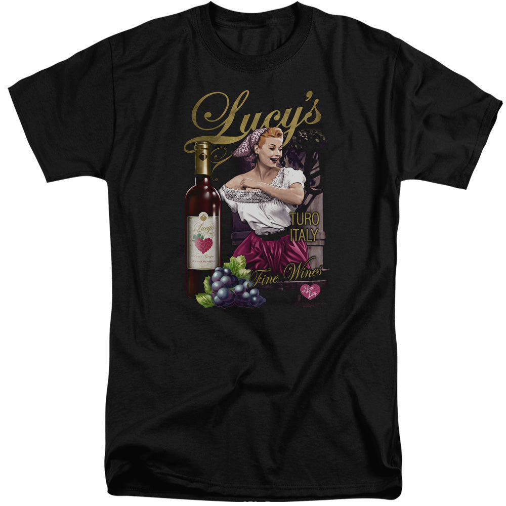 I Love Lucy - Bitter Grapes - Short Sleeve Adult Tall - Black T-shirt