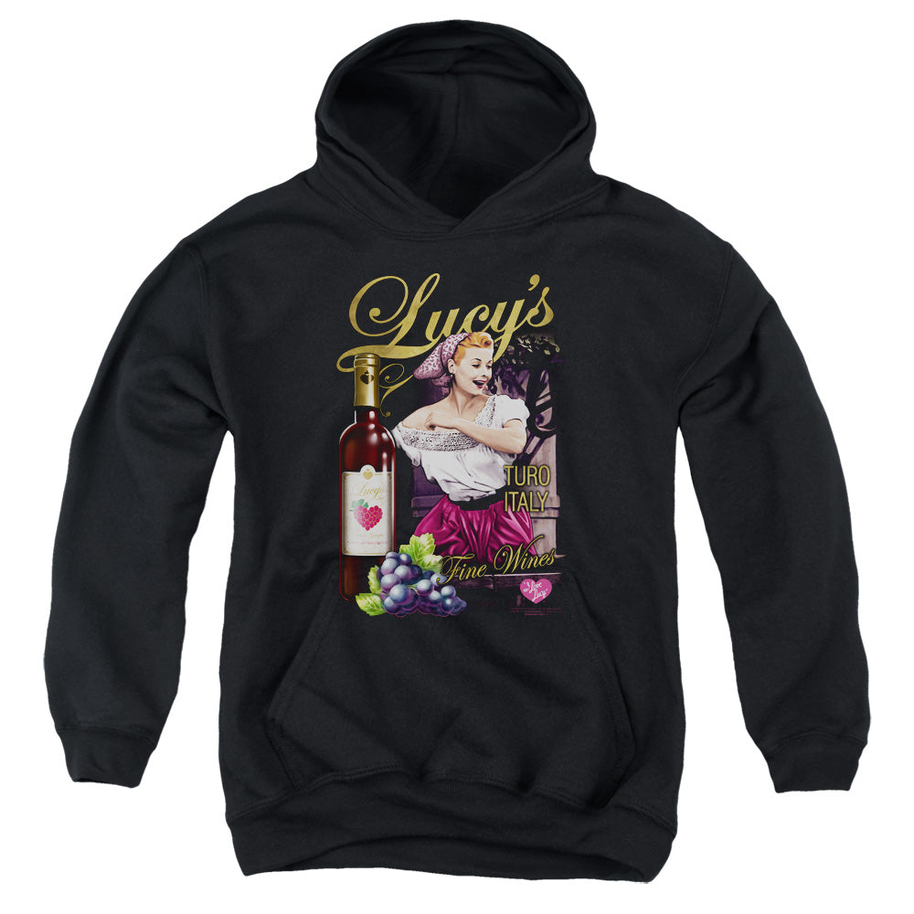 I Love Lucy - Bitter Grapes - Youth Pull-over Hoodie - Black