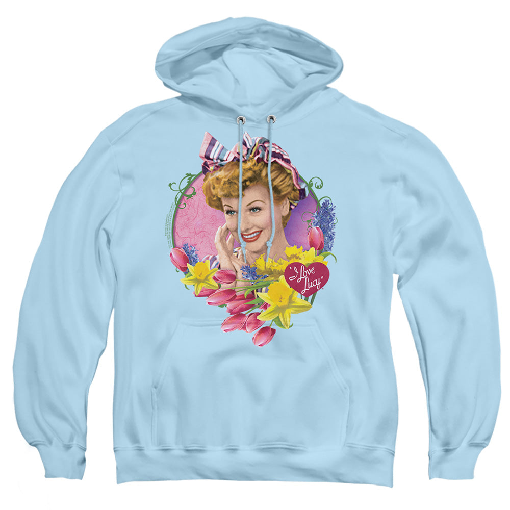 I Love Lucy - Springtime - Adult Pull-over Hoodie - Light Blue