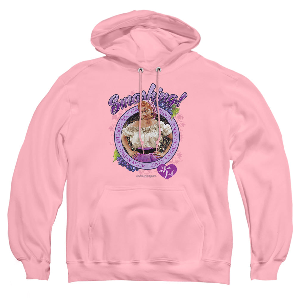 I Love Lucy - Smashing - Adult Pull-over Hoodie - Pink