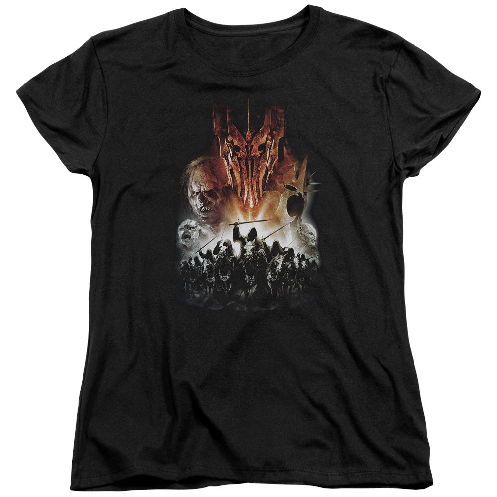 Lor - Evil Rising - Short Sleeve Womens Tee - Black T-shirt