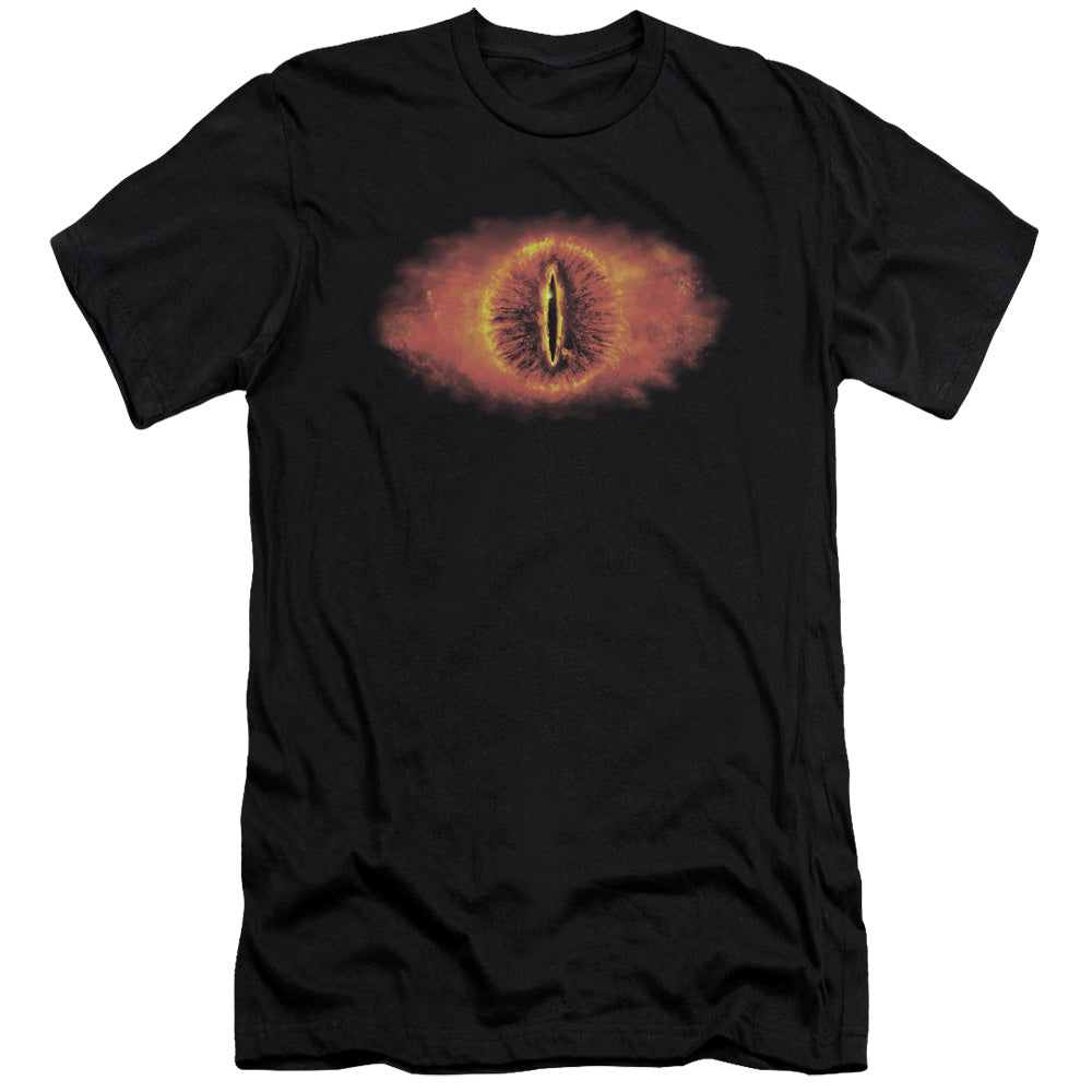 Lor - Eye Of Sauron - Short Sleeve Adult 30/1 - Black T-shirt