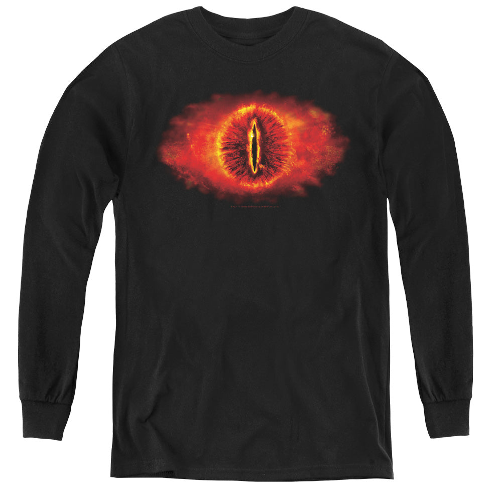 Lor - Eye Of Sauron - Youth Long Sleeve Tee - Black