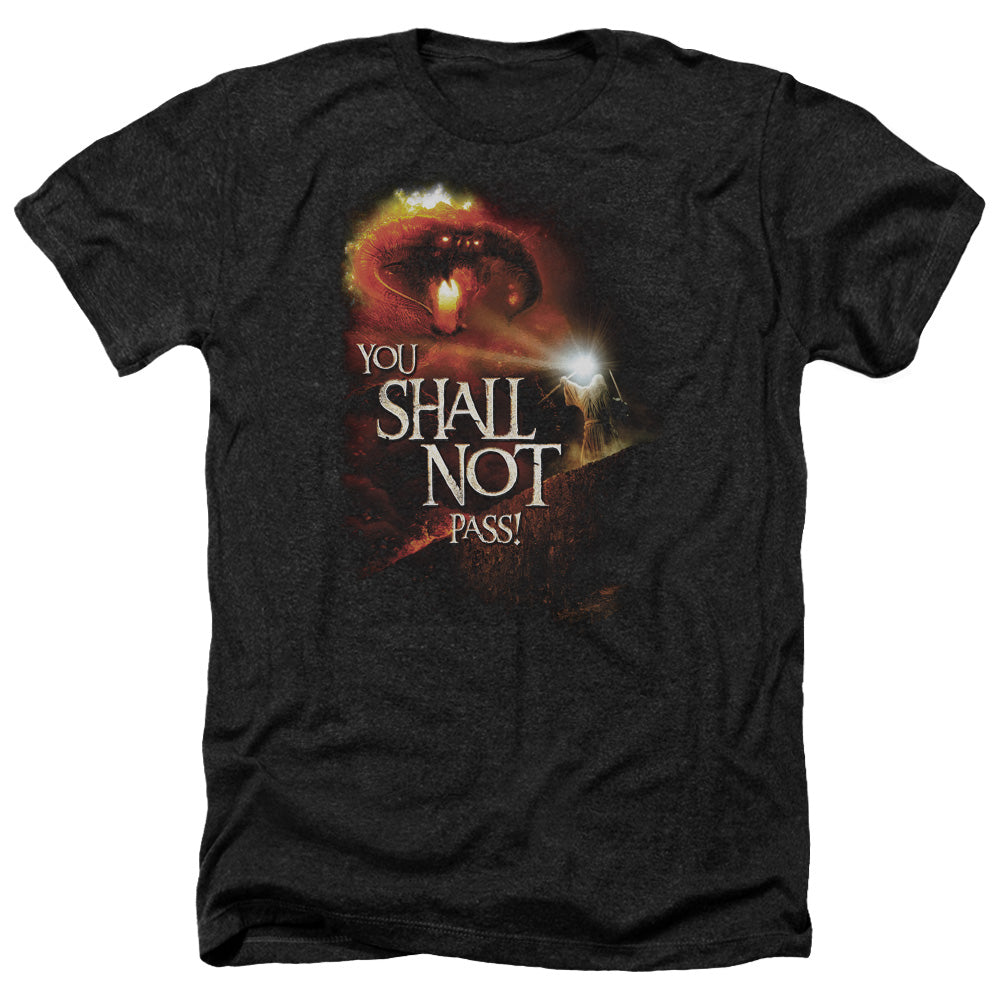 Lor - You Shall Not Pass - Adult Heather - Black