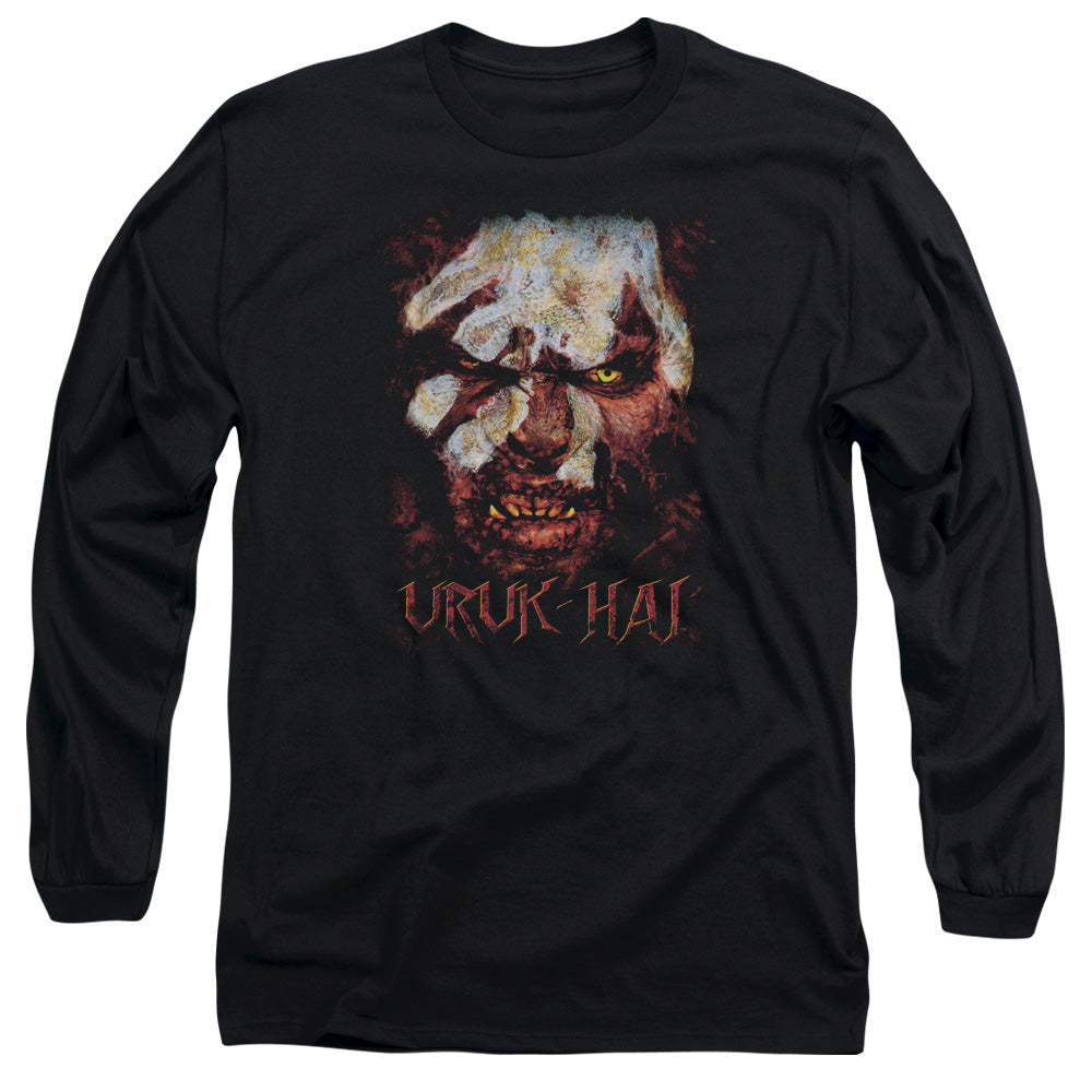 Lor - Uruk Hai - Long Sleeve Adult 18/1 - Black T-shirt