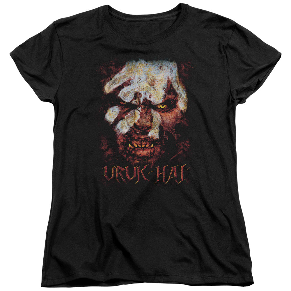 Lor - Uruk Hai - Short Sleeve Womens Tee - Black T-shirt