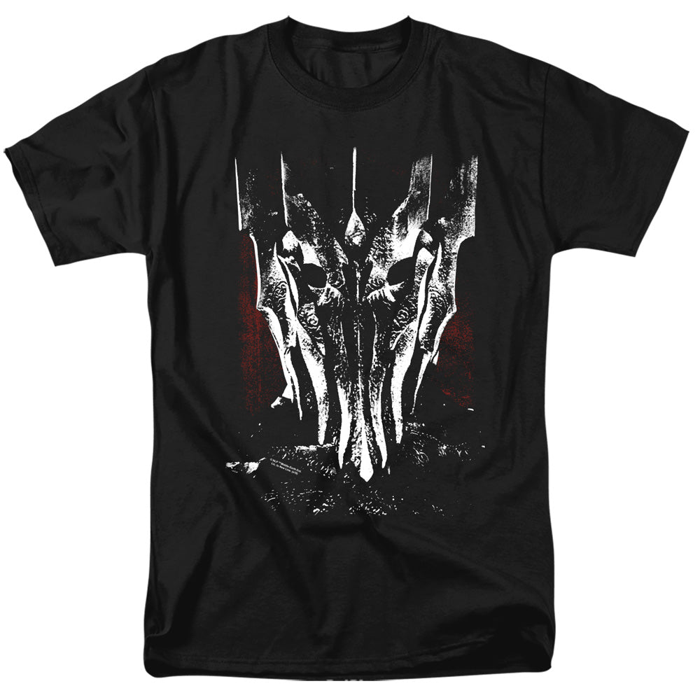 Lor - Big Sauron Head - Short Sleeve Adult 18/1 - Black T-shirt