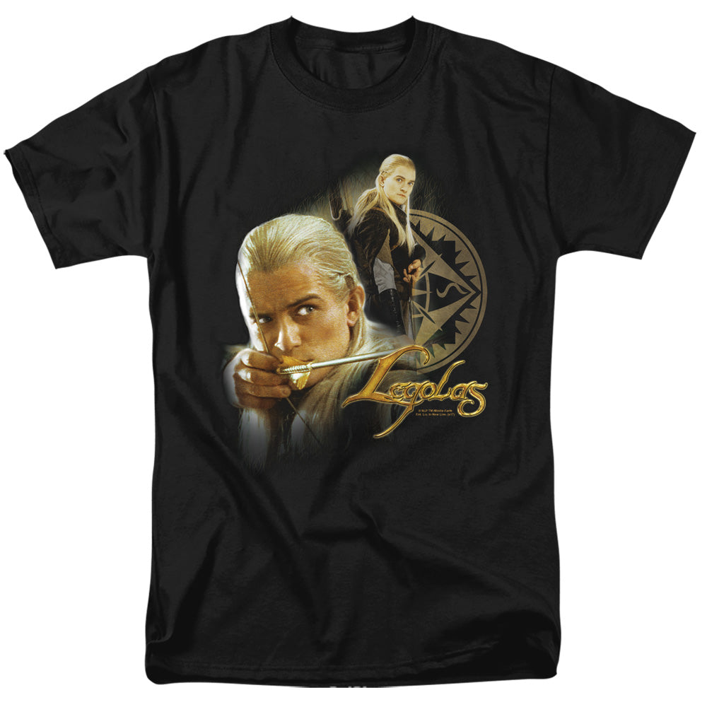 Lor - Legolas - Short Sleeve Adult 18/1 - Black T-shirt
