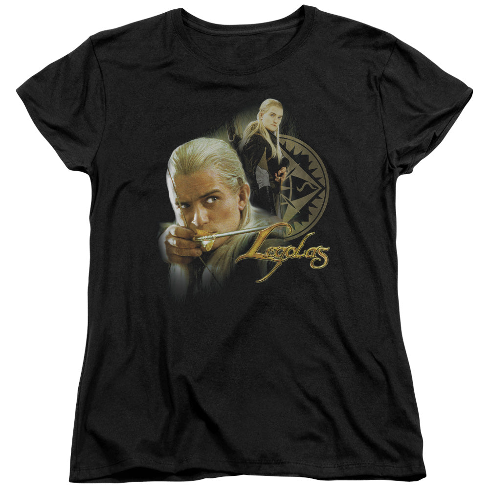 LOR LEGOLAS - S/S WOMENS TEE - BLACK T-Shirt